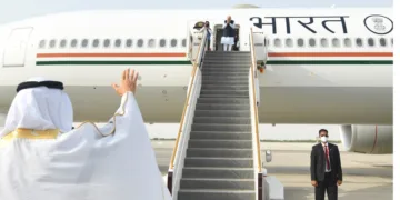 PM departs from Abu Dhabi Airport, in UAE on June 28, 2022.